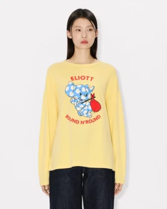 Kenzo カートゥーン コットン製長袖シャツ