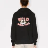 Kenzo ワイルドタイガー コットン製ジップアップフーディ