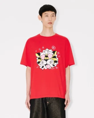 Kenzo ワイルドタイガー オーバーサイズシャツ（コットン）