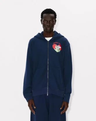 Kenzo カートゥーン コットン製ジップアップフーディ