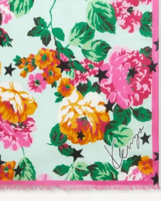 Kenzo フローラル コットン製ライトストール