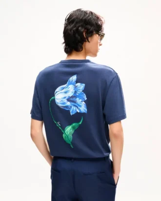 コットン製「Kenzo・チューリップ」シャツ