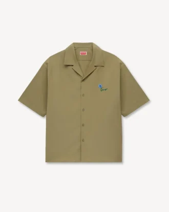 Kenzo チューリップ ハワイアン半袖シャツ（コットンポプリン）