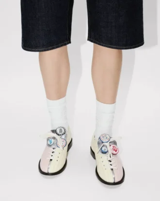 Kenzo「ストライカー」レザー製ボウリングダービー