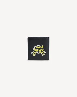 Kenzo ワイルドタイガー レザー製ミニ折りたたみ財布