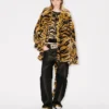 Kenzo タイガー フェイクファー オーバーサイズコート