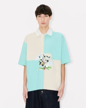 Kenzo カートゥーン ヘビーコットン製リラックス ポロシャツ