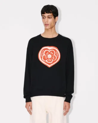 Kenzo ボケ・ハート コットンウール製ジャンパー