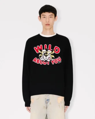 ウール・コットン混紡の「Kenzo ワイルドタイガー」ジャンパー