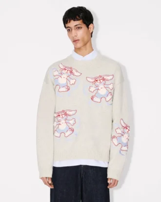 Kenzo ウィンターホリデーズ 刺繍入りウールジャンパー