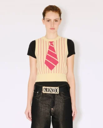 Kenzo トロンプ・ル・イール ウールコットン ベスト