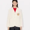 Kenzo バッジ ライト ワークウェア ジャケット（コットン）