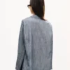 Kenzo チューリップ ウォッシュド ミックスリネンデニム ライトワークウェアジャケット