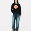 Kenzo ボケ ハート コットン スウェットシャツ