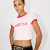 Kenzo ワーズ コットン製クロップドシャツ