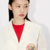 Kenzo バッジ ライト ワークウェア ジャケット（コットン）