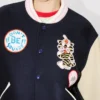 Kenzo バッジ オーバーサイズ バーシティ ブルゾン（ウール）