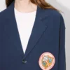 Kenzoバッジ コットン製ワークウェアジャケット