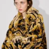 Kenzo タイガー フェイクファー オーバーサイズコート