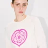 Kenzo ボケ ハート コットン スウェットシャツ