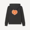 Kenzo ボケハート 刺繍入り コットン製 ジップアップフーディ