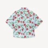 Kenzo チューリップ コットンポプリン製半袖シャツ