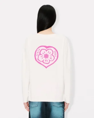 Kenzo「Boke Heart」コットン製長袖シャツ
