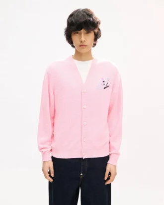 スポンジのような肌触りのコットン製「Kenzo Cartoon」カーディガン