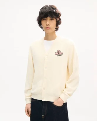 スポンジのような肌触りのコットン製「Kenzo Cartoon」カーディガン