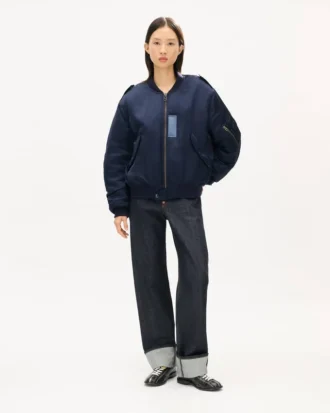 Kenzo Jungle「ジャングル・ポエム」 ミックスリネン製 ジェンダーレス・ボンバージャケット