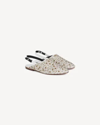 スタッズ付きレザー「Kenzo-Kali」ミュール
