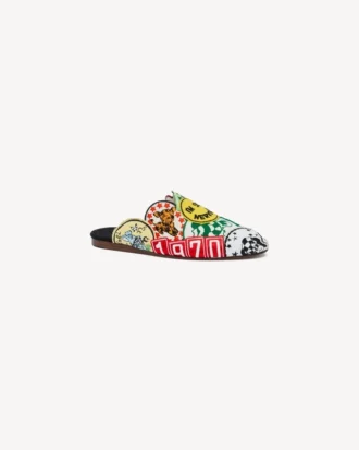 パッチ付き「Kenzo-Luke」ミュール