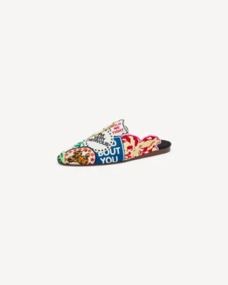 パッチ付き「Kenzo-Luke」ミュール