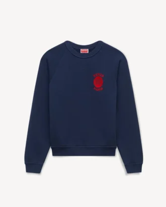 Kenzo Paris エンブレム 刺繍入りコットンスウェットシャツ
