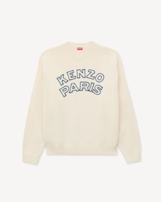 ウールコットン製「Kenzo Paris エムブレム」ジャンパー