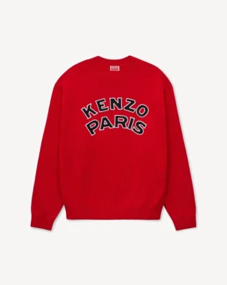 ウールコットン製「Kenzo Paris エムブレム」ジャンパー