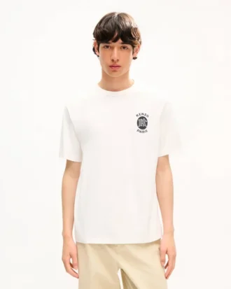 コットン製「Kenzo Paris エムブレム」シャツ