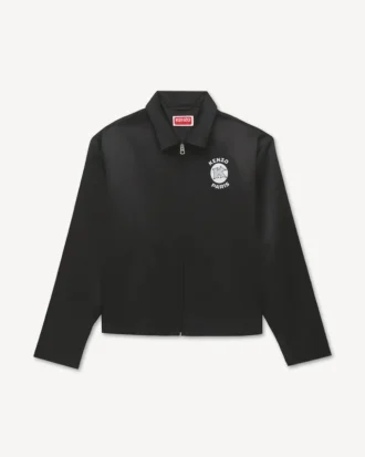 Kenzo Paris エンブレム ジップアップ コーチジャケット（コーティングナイロン）