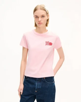 Kenzo Paris エンブレム刺繍入り コットン製 スモールフィットシャツ