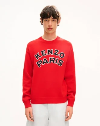 ウールコットン製「Kenzo Paris エムブレム」ジャンパー