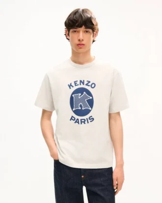 コットン製「Kenzo Paris エムブレム」シャツ