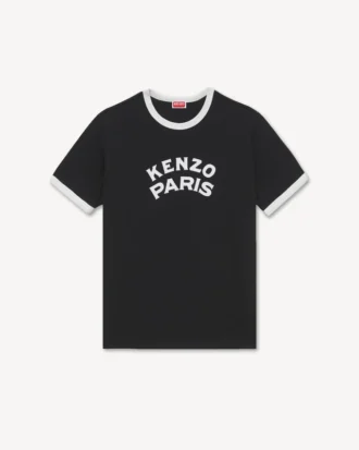 Kenzo Paris エンブレム スリムTシャツ（コットン）
