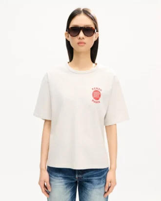 Kenzo Paris エンブレム コットン製ルーズTシャツ