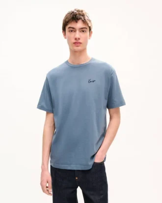コットン製「Kenzo シグネチャー」刺繍Tシャツ