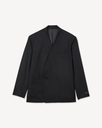 ウールジャカード製「Kenzo Weave」キモノ仕立てジャケット