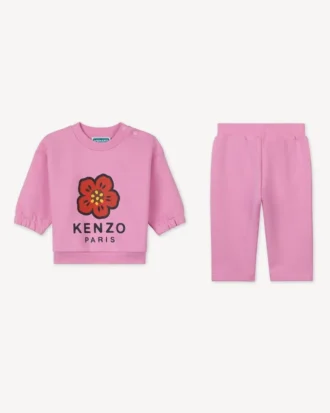 コットン製スウェットシャツ＆パンツセット
