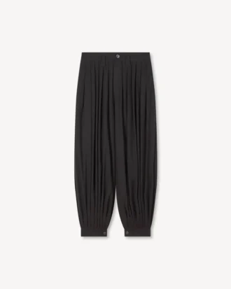 コットンヘンプ製 バルーンプリーツパンツ