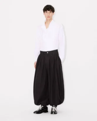 コットンヘンプ製 バルーンプリーツパンツ
