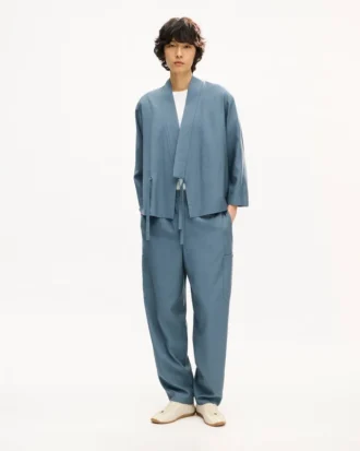 ビスコースとウール製のカーゴジョグパンツ