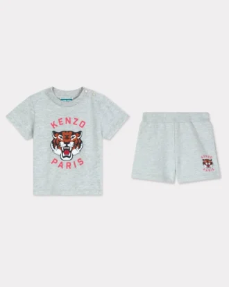 コットン製Tシャツ＆バーミューダショーツセット
